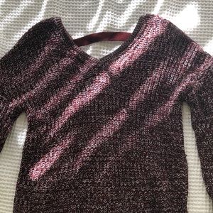 Burgundy sweater from Cotton On